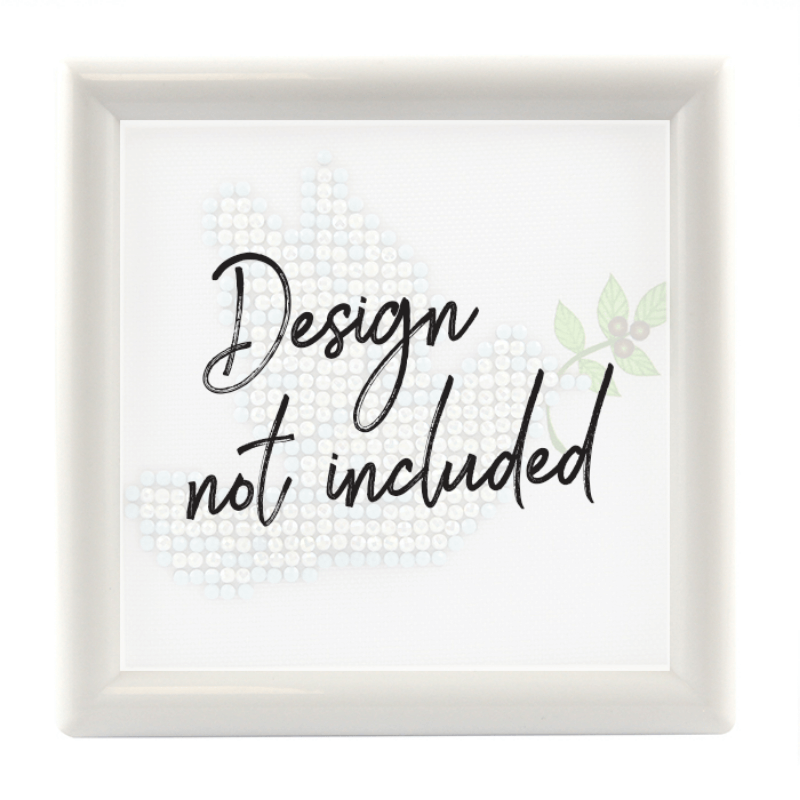 Complete your Diamond Dotz artworks with our White Frame with Mat Board. Dust, spills, and other variables that can impact the shimmer will be protected by diamond painting frames, extending the life of your artwork.