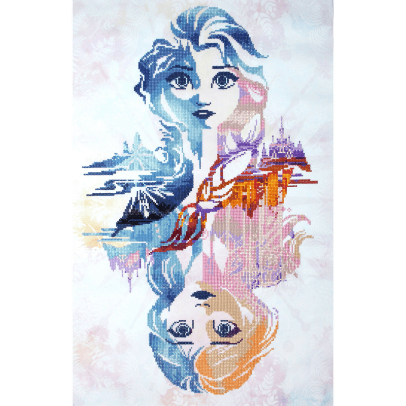 The Diamond Dotz Frozen Reflections 5D Embroidery Facet Art Kit comes with everything you need to finish the project. It's simple, quick, and enjoyable to do!