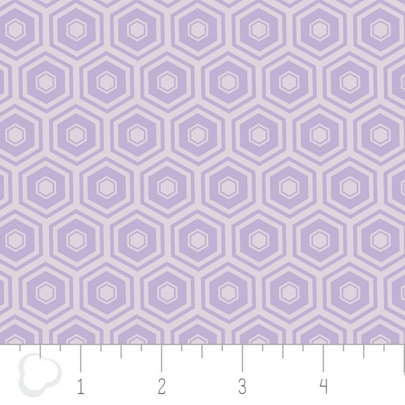 Camelot Coordinates Honeycomb Pastel Lavender Fabric