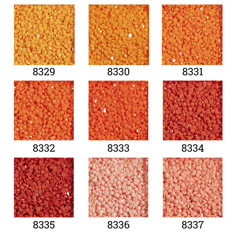 Diamond Dotz Freestyle Dots 12grams Daffodil, Chrome, Orange, Flame, Feather Pink, Light Coral 8329 8330 8331 8332 8333 8334 8335 8336 8337
