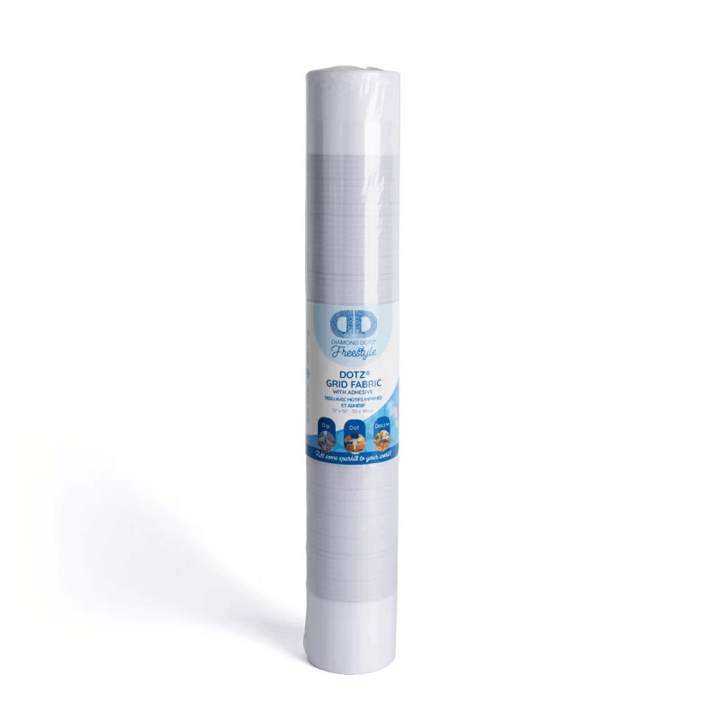 Diamond Dotz Freestyle DOTZ Grid Fabric With Adhesive 30cm x 48cm - Specifically designed for small-size Diamond Dotting projects.