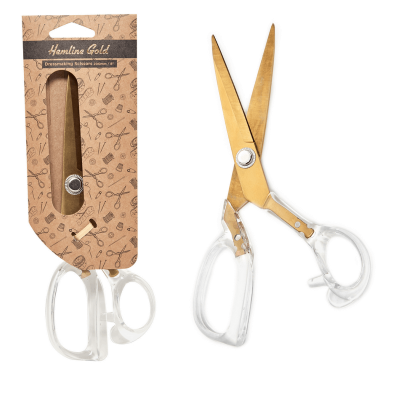 Premium stainless steel blades with an ultra-sharp edge. Fabric and basic craft tasks are suitable.