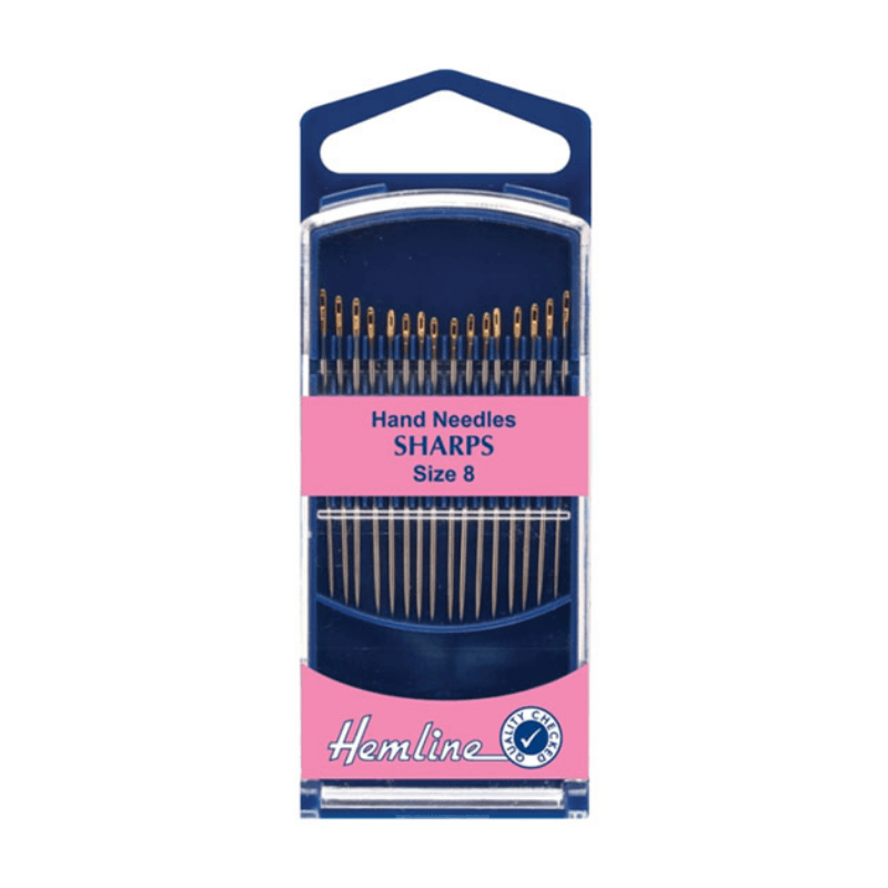 Hemline Hand Needles Sharps Size 8