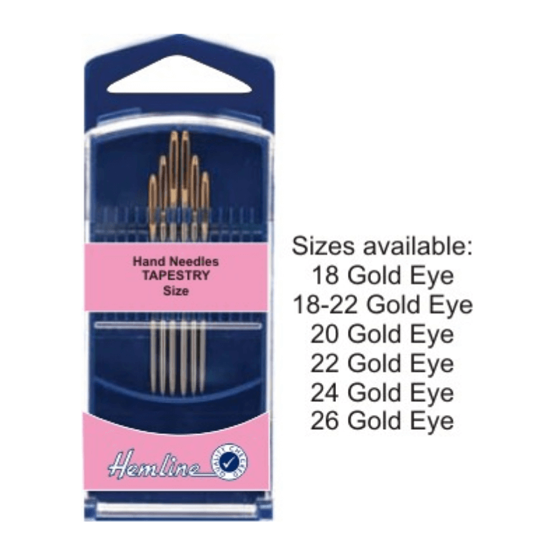 Hemline Yarn Large Eye Metal Hand Needles