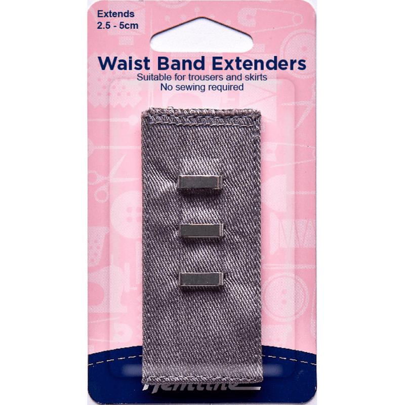 Hook and Bar type. Ideal for trousers and skirts. There is no need to stitch. If the waistline of your pants or skirts is too tight, this gives you extra room in the middle.