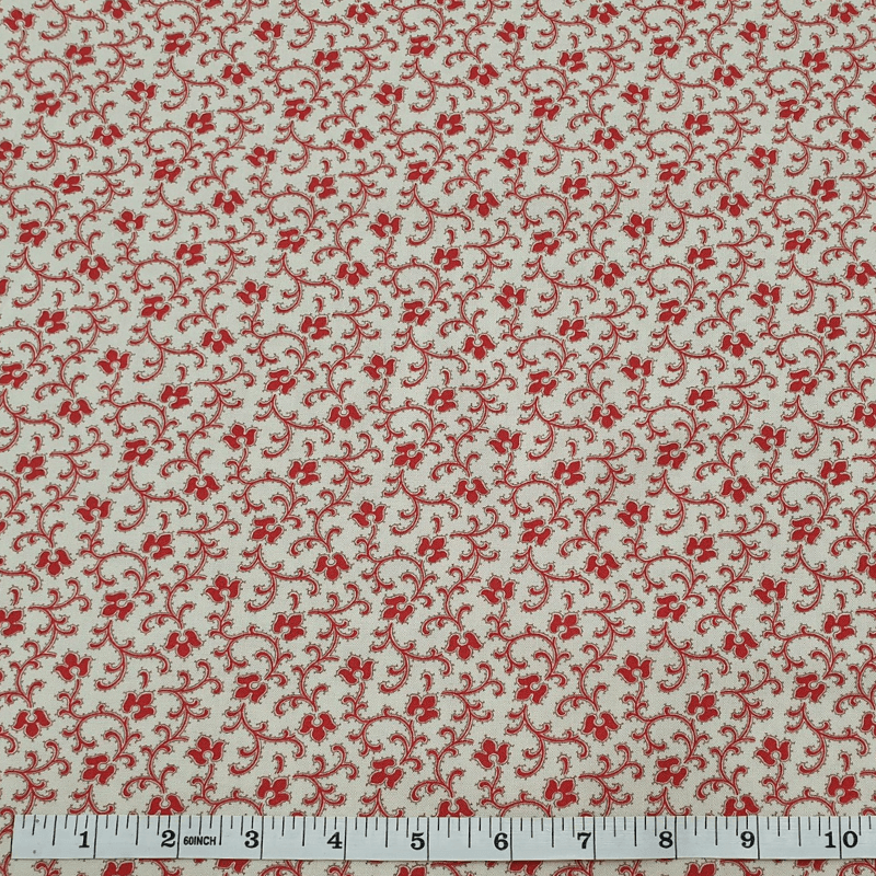 Chafarcani Rouge Oyster Stripes designed by French General for Moda, 100% Premium Cotton.
