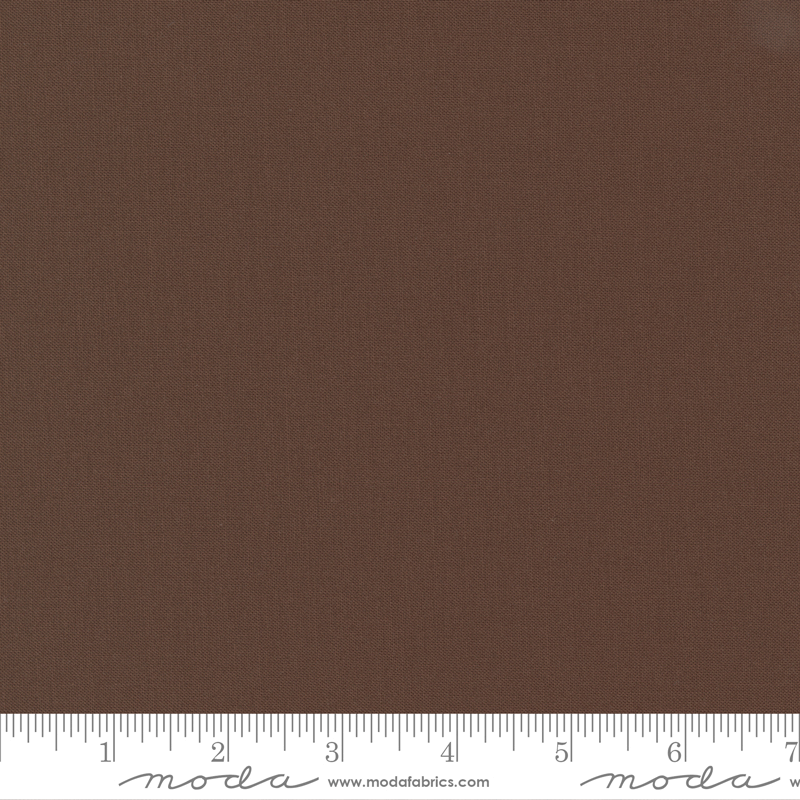Moda Fabrics Bella Solids Chocolate 9900-41
