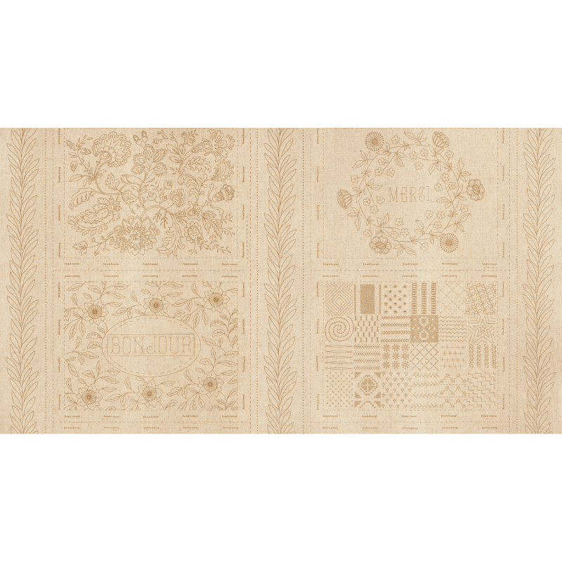 Moda Fabrics Broderie Bonheur De Jour Roche 13919-15L