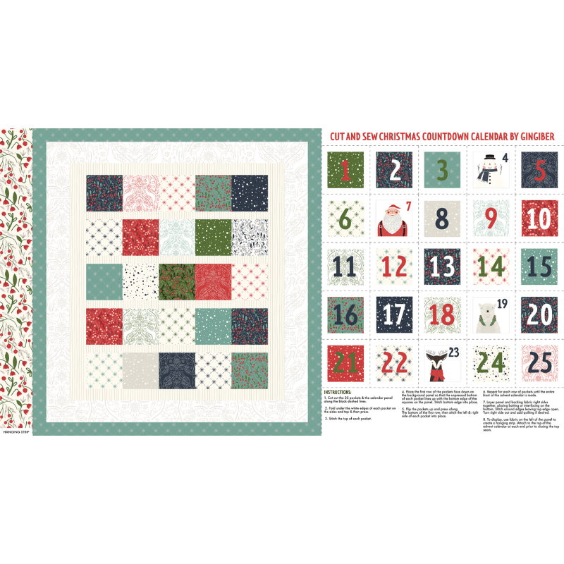Moda Fabrics Merrymaking Panel Eggnog 48342 11M