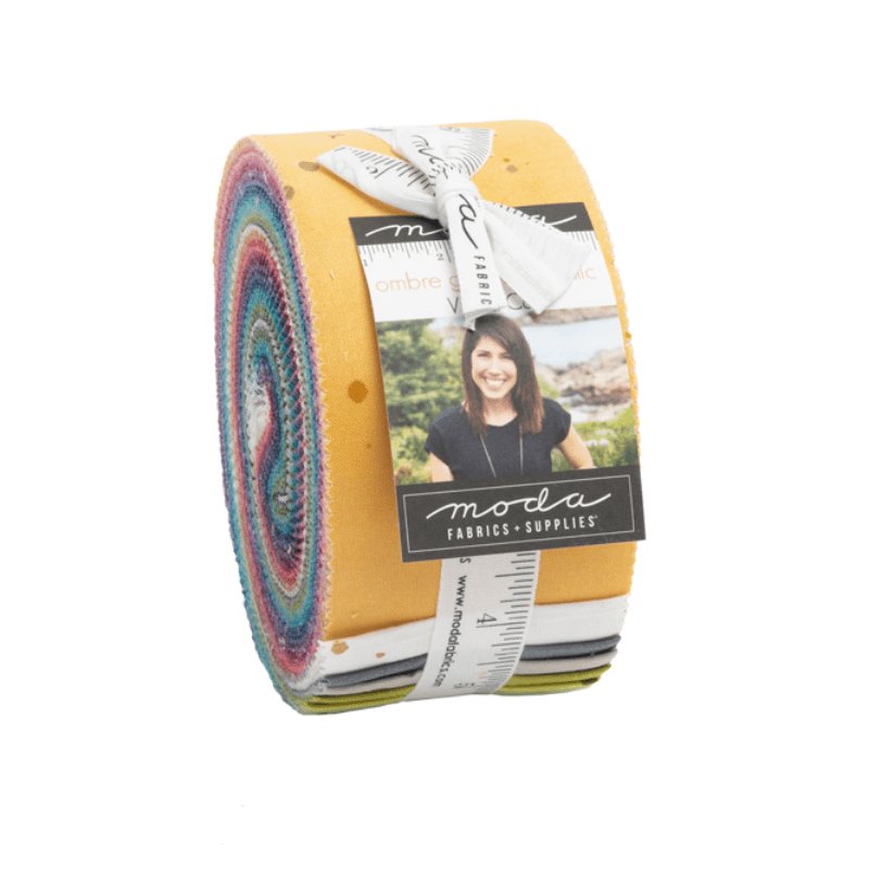 Moda Fabrics Ombre Galaxy Metal Jelly Roll 10873JRM