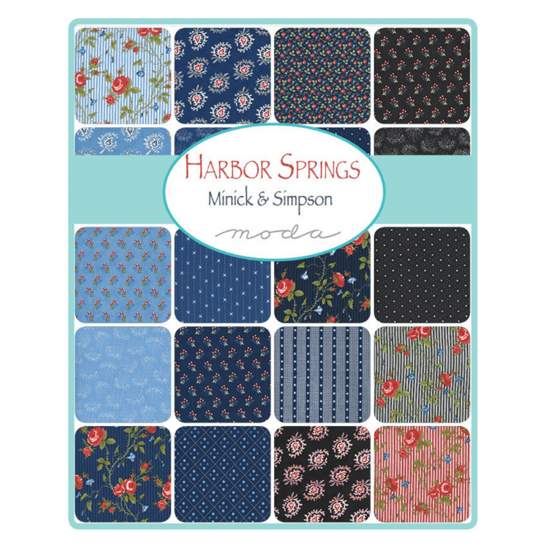Moda Fabrics Harbor Springs Pre Cuts Charm Pack 14900PP