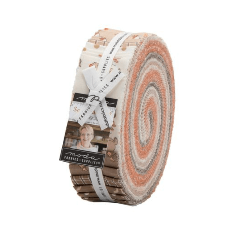 Moda Fabrics Squirrelly Girl Honey Bun 2970HB