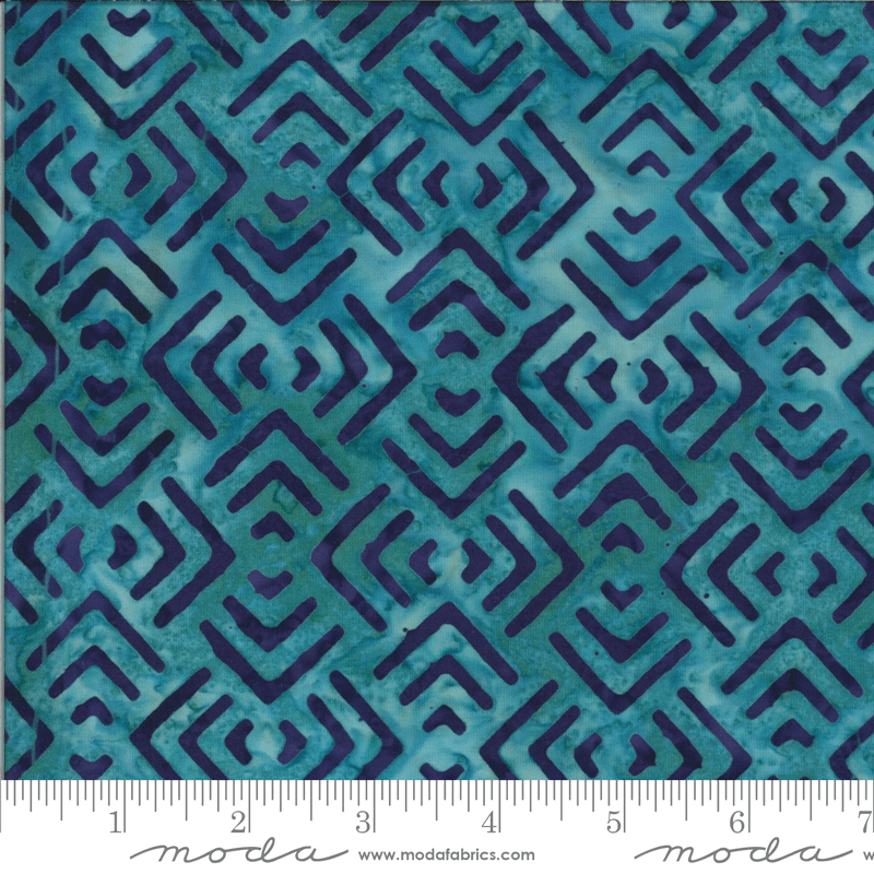 Moda Fabrics Confection Batiks Blue Raspberry 27310-30