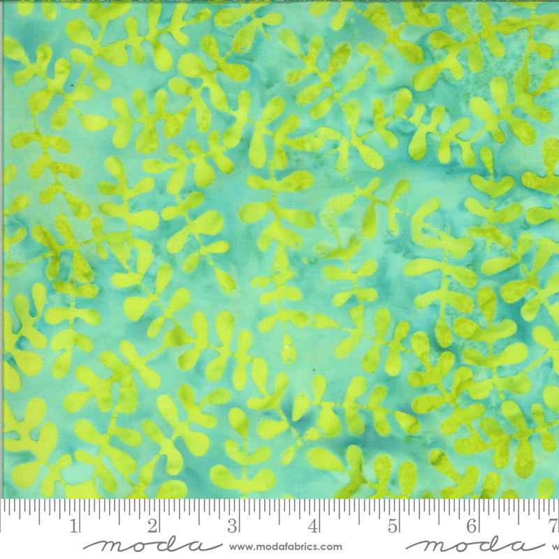 Moda Fabrics Confection Batiks Mint Maiden Yardage 27310-62