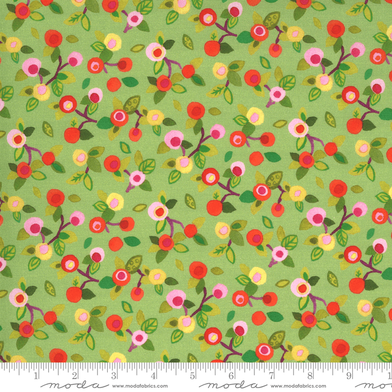 Moda Fabrics Fanciful Forest Leaf 33574-18