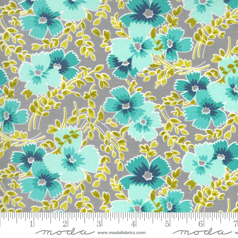 Moda Fabrics Flowers For Freya Foggy Breezy Blooms 23331-12