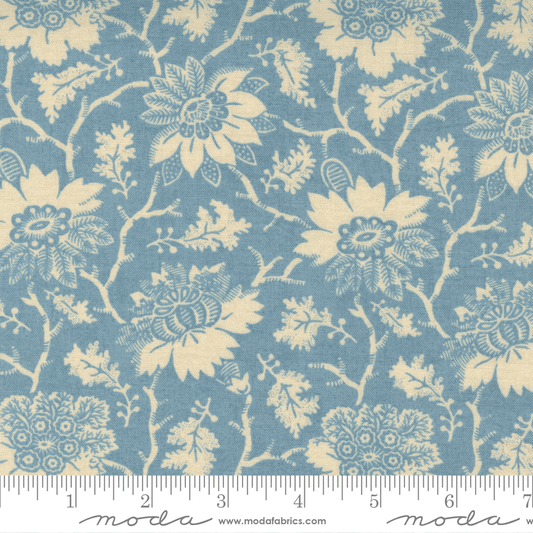 Moda Fabrics La Vie Boheme French Blue Carmen Floral 13900-12