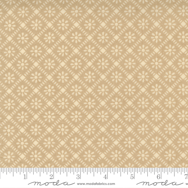 Moda Fabrics La Vie Boheme Oyster Moravia Check 13905-17