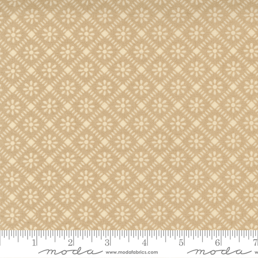 Moda Fabrics La Vie Boheme Oyster Moravia Check 13905-17