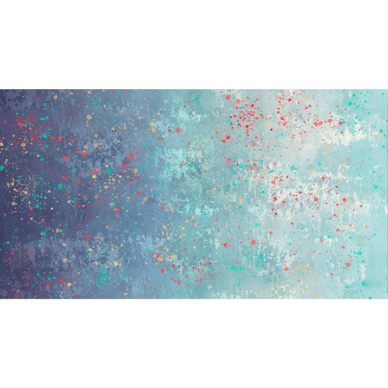 Moda Fabrics Lipstick Cowgirl Navy Aqua 31725-12