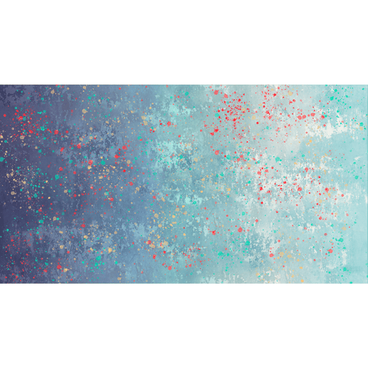 Moda Fabrics Lipstick Cowgirl Navy Aqua 31725-12