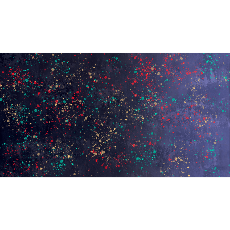 Moda Fabrics Lipstick Cowgirl Black Blue 31725-14