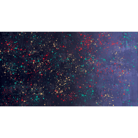 Moda Fabrics Lipstick Cowgirl Black Blue 31725-14