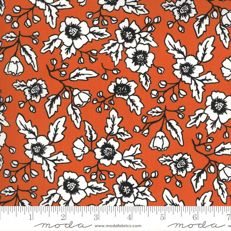 Moda Fabrics Midnight Magic 2 Ghost Orange 24100-13
