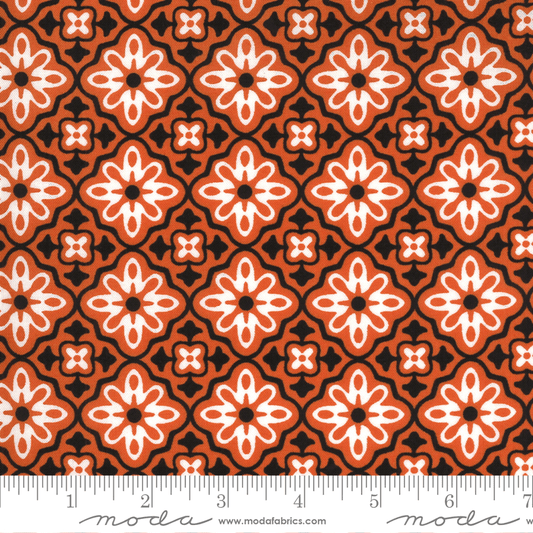 Moda Fabrics Midnight Magic 2 Pumpkin Orange 24101-12