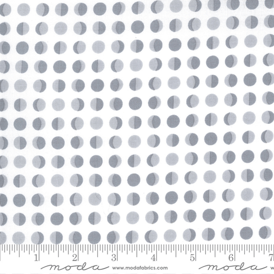 Moda Fabrics Midnight Magic 2 Ghost Moon Dot 24104-11
