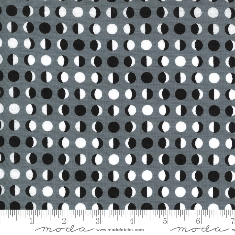 Moda Fabrics Midnight Magic 2 Mist Moon Dot 24104-18