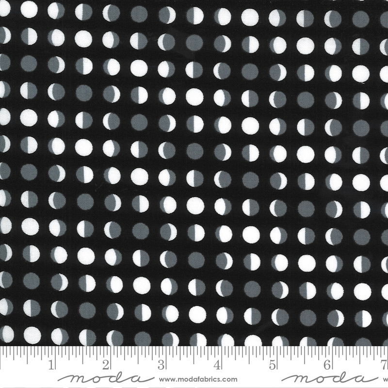 Moda Fabrics Midnight Magic 2 Midnight Moon Dot 24104-19