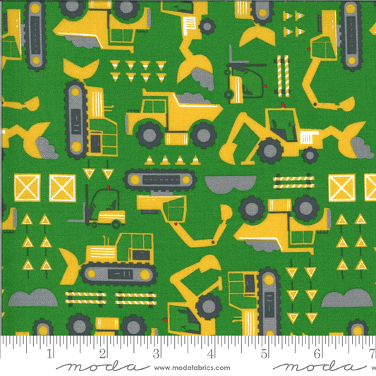 Moda Fabrics On The Go Green Light 20724-15