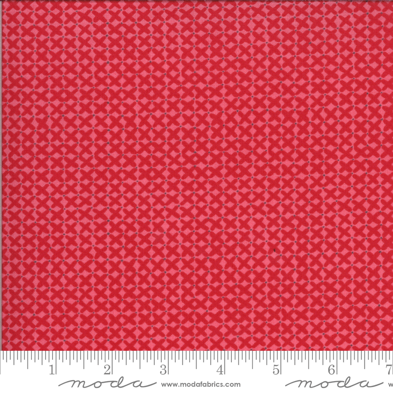 Moda Fabrics Sophie Cross Stitch Linen Rosey 18713-15
