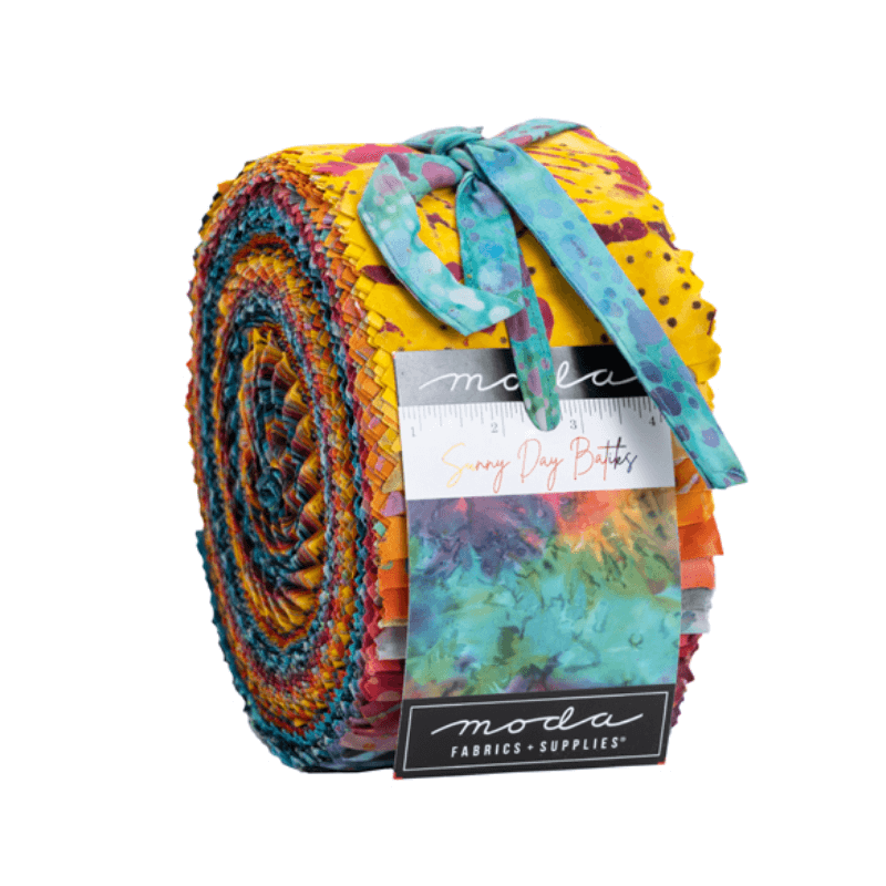 Moda Fabrics Sunny Day Batiks Jelly Roll 4358JR