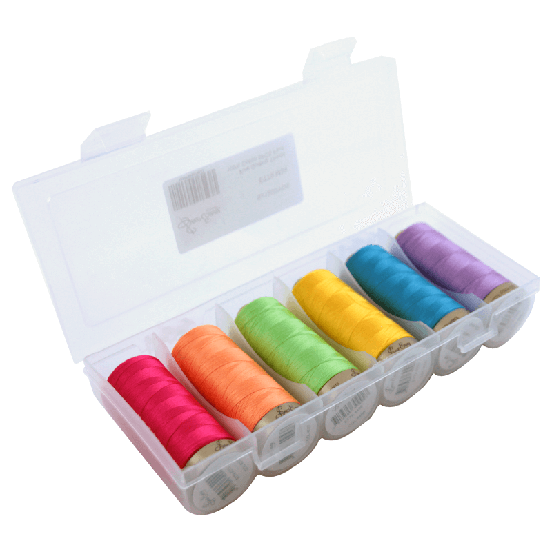 100% Premium Pima Cotton Threads are used to make our Sew Easy Quilting Threads. There are no man-made substances in them.