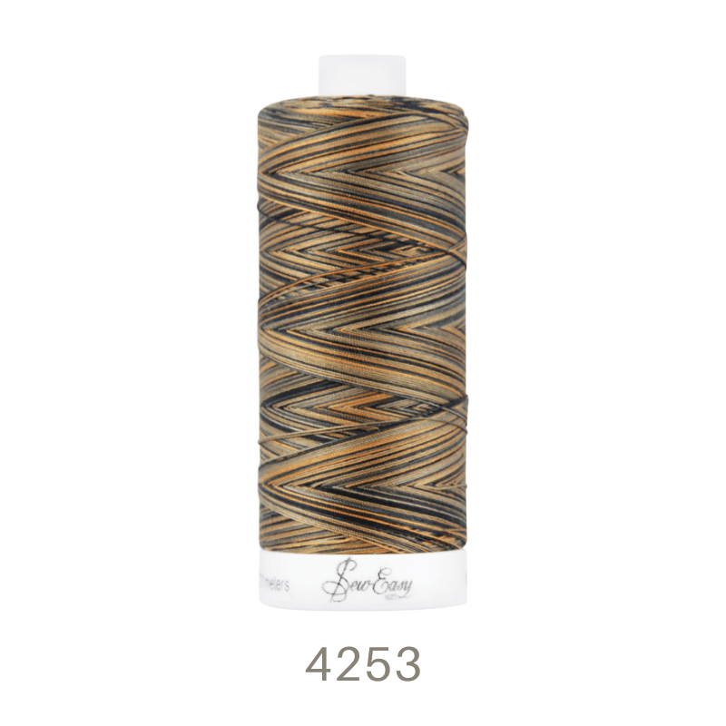 Sew Easy 50/3 Variegated Quilting Thread 800 Yards Colour 4253