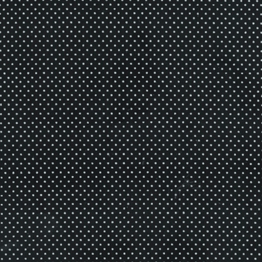 Sew Easy Fabric Micro Dot Series 100% Cotton Black