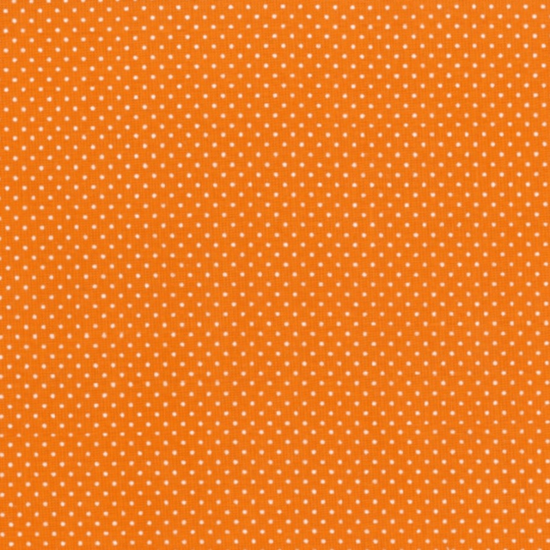 Sew Easy Fabric Micro Dot Series 100% Cotton Bright Orange