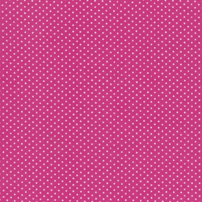 Sew Easy Fabric Micro Dot Series 100% Cotton Hot Pink