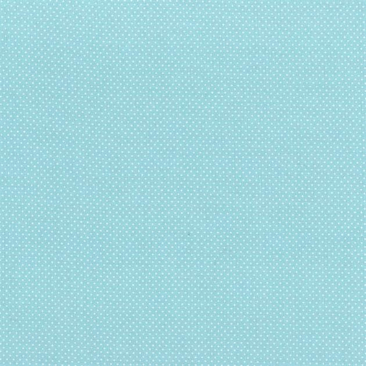 Sew Easy Fabric Micro Dot Series 100% Cotton Light Blue