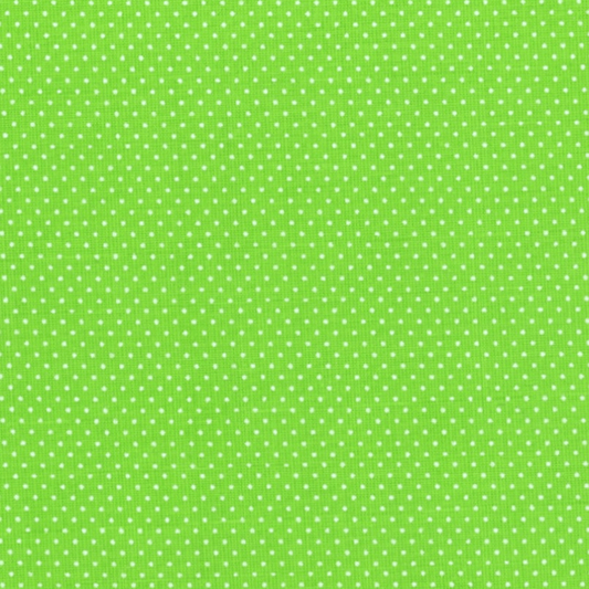 Sew Easy Fabric Micro Dot Series 100% Cotton Lime