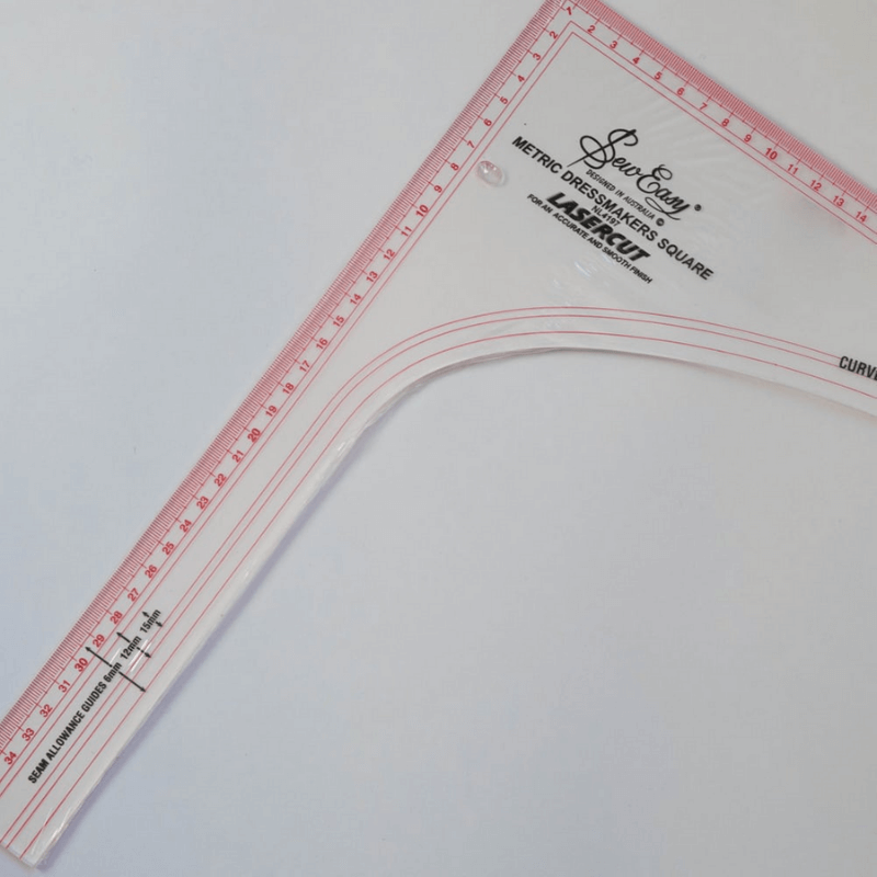 Sew Easy Ruler Dressmaker Square Handa Crafts and Curtains