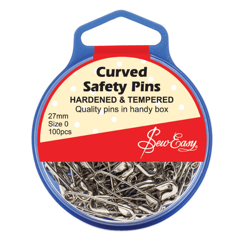 Exclusively designed and manufactured specifically for quilters. Curved design and larger size is perfect for basting quilts with all batting types.