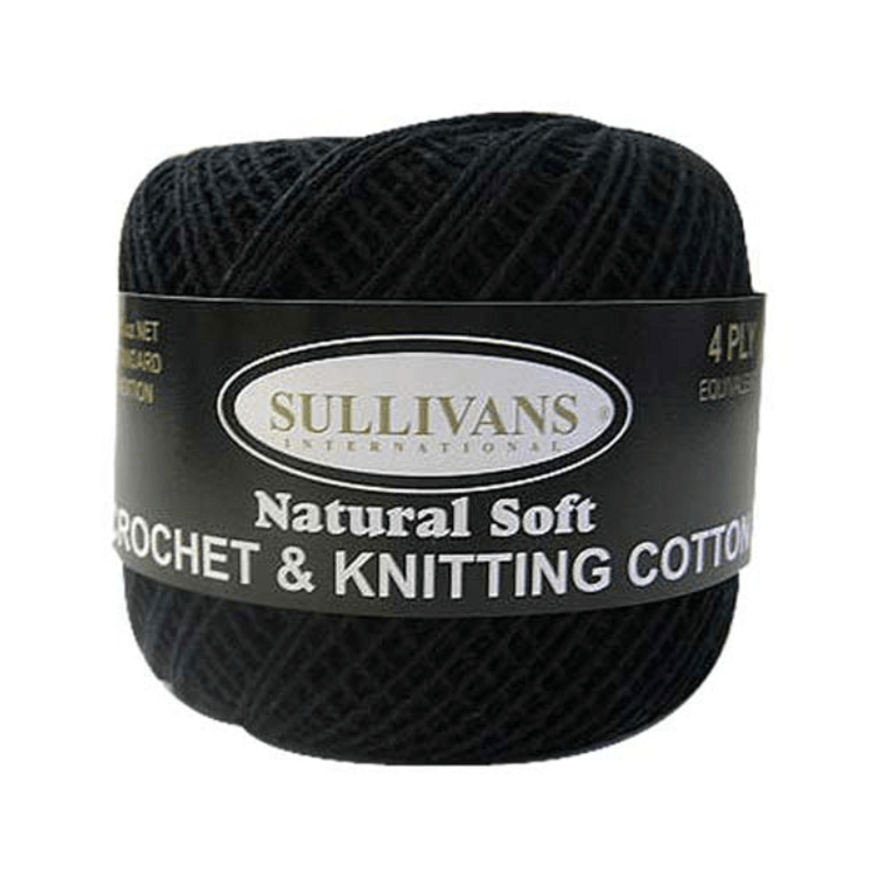 Sullivans Crochet Cotton Natural Soft cotton yarn offers a gentle finish that is all-purpose ideal for vests