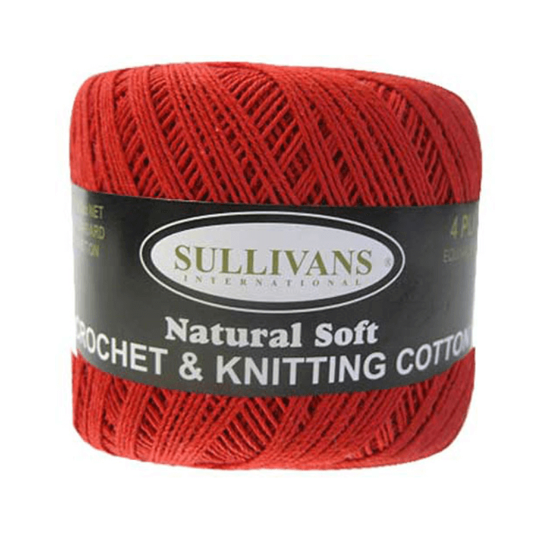 Sullivans Crochet Cotton Natural Soft cotton yarn offers a gentle finish that is all-purpose ideal for vests