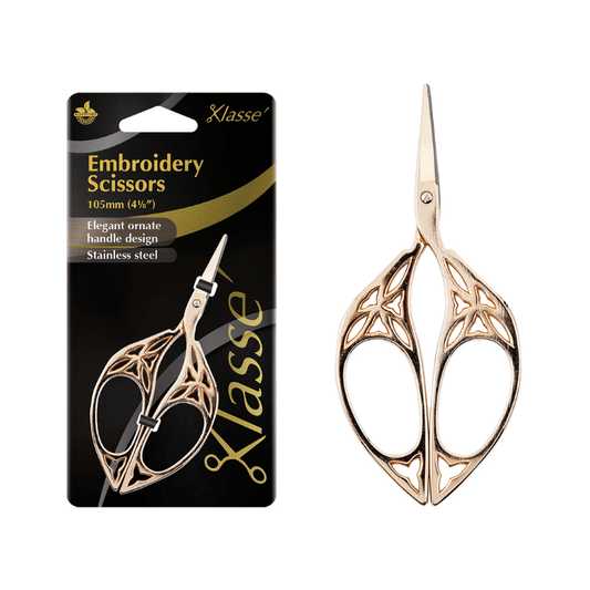 Klasse Scissors Embroidery Scissors is made of high quality stainless steel and elegant ornate handle design