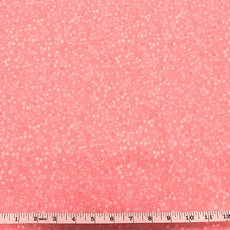 Belleboo Fabric Florals Small Sweet Posies Coral