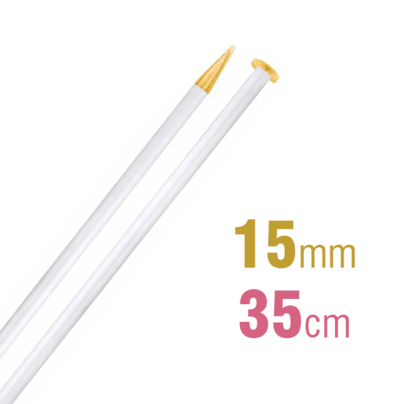 Add some glitz to your needle collection with the gold glitter Addi Champagne/Gold Knitting Needles! These needles are made of high-quality plastic and are ideal for persons who are allergic to nickel. While knitting with thicker yarns, the needles must remain lightweight and pleasant.