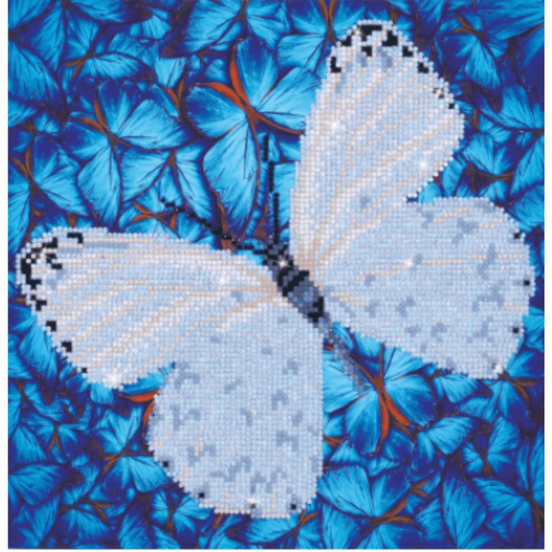 Diamond Dotz Flutter by White Kit comes with everything you need to finish the project. It's simple, quick, and enjoyable to do!